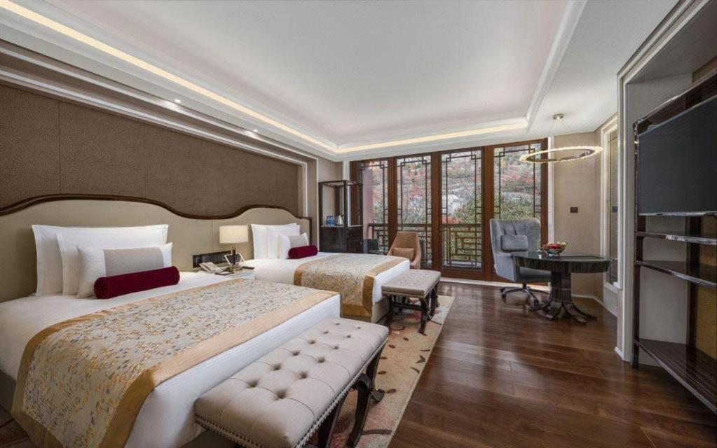 Grand Bay Hotel Beijing Xiaotangzhuang Exteriér fotografie